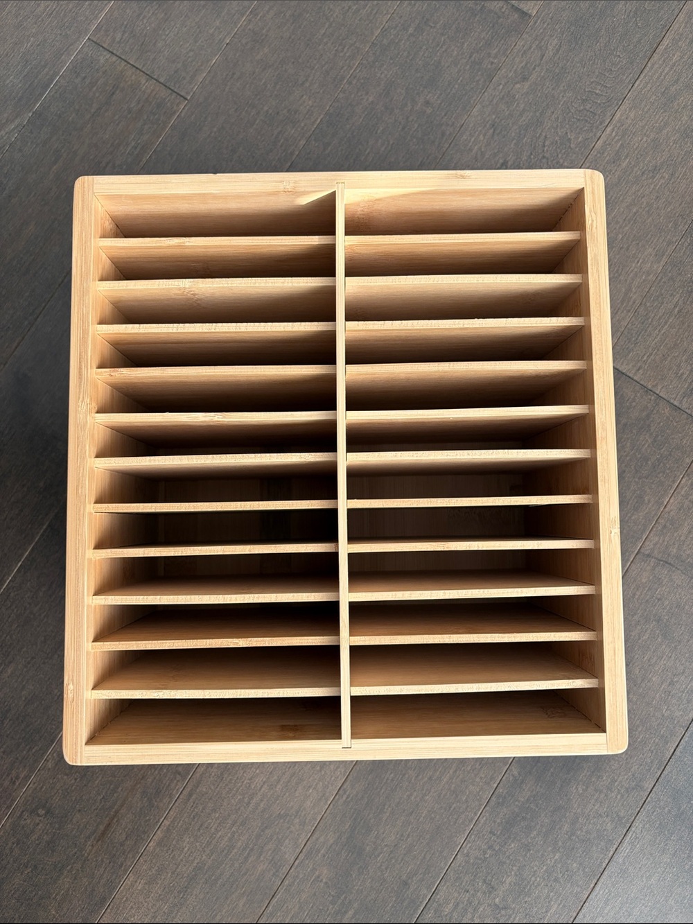 Bamboo Storage Organizer for Markers Pens Art Brushes, Home Class Office Decor